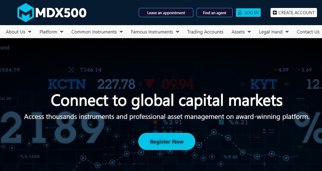 MDX500 trading platform