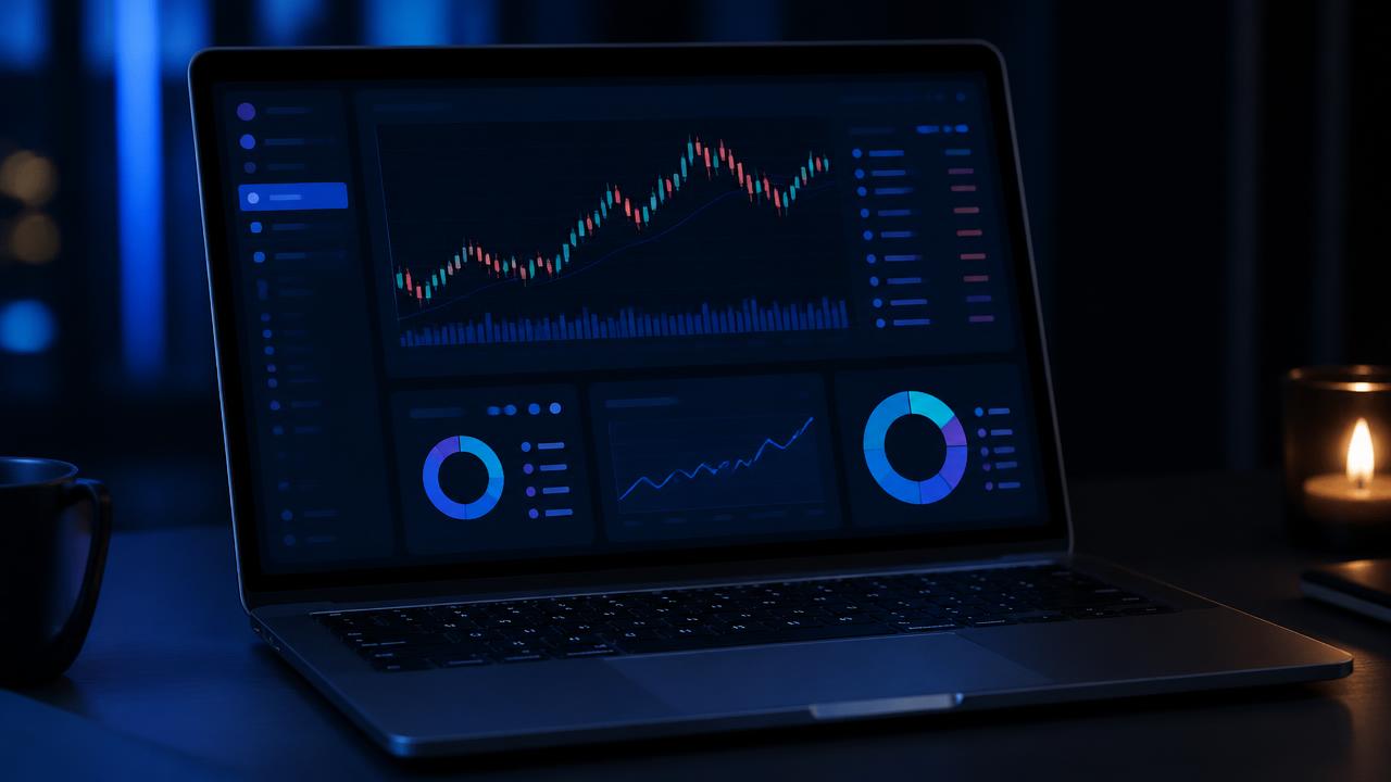 CrownTrade style multi-asset trading dashboard