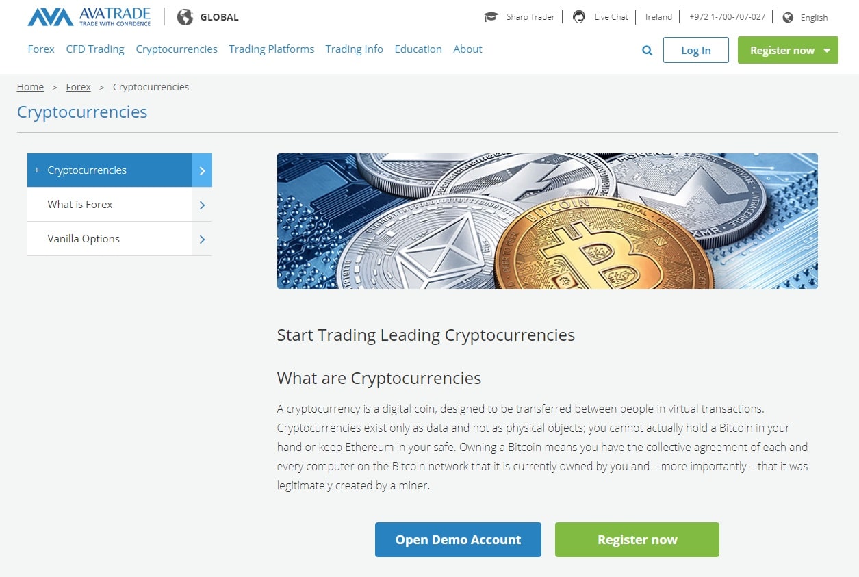 Australia Cryptocurrency Broker: Turning Your Life Savings Into Investment? An AvaTrade Review