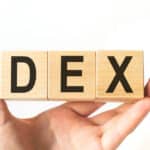 Word,Dex.,Wooden,Small,Cubes,With,Letters,Isolated,On,White