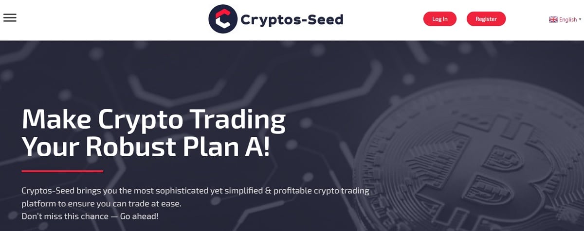 Cryptos Seed homepage